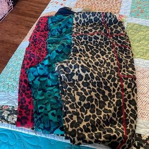 Chicos Zenergy leggings 3 pair for $30